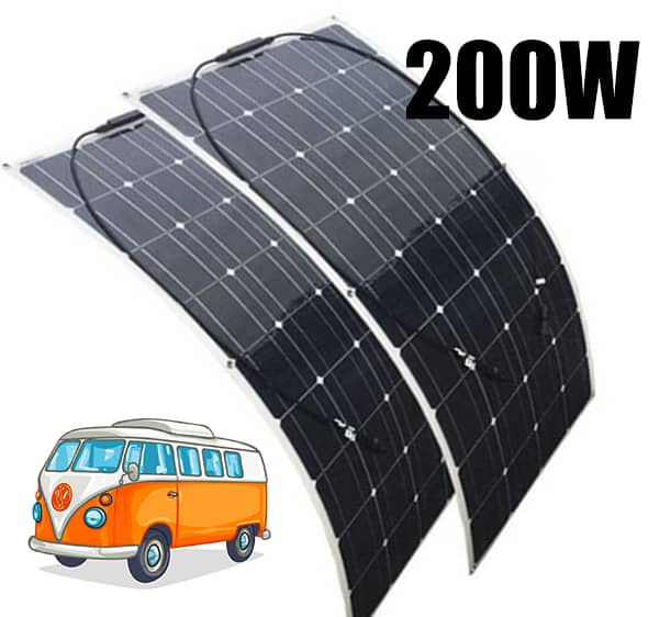 Placa solar flexible 200W